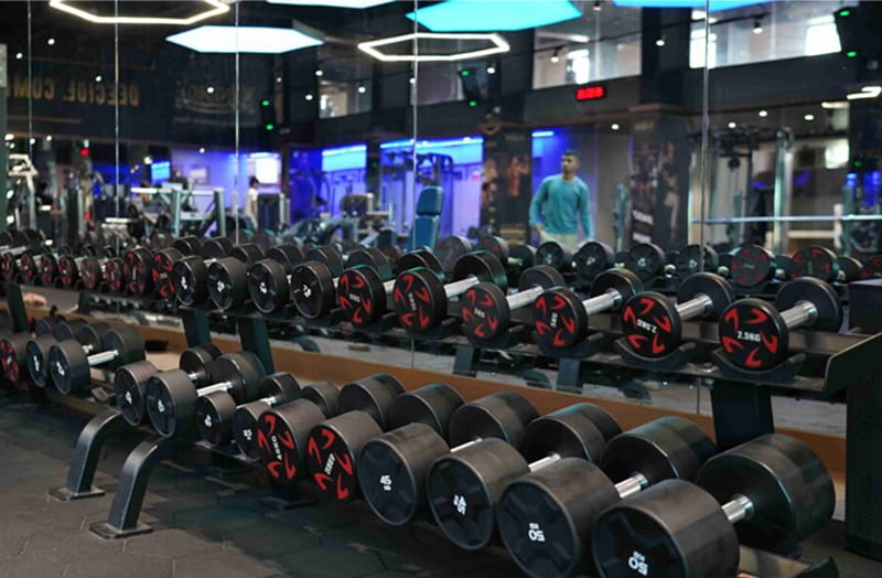 Modern fitness center